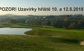 Akademické hřiště bude v sobotu 12.5. přístupné jen do 13h.